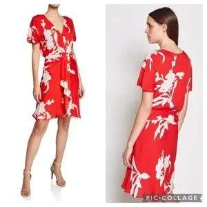 Joie Dresses Nwt Joie Red Silk Ashleena Pleated Cocktail Dress Size 6 Poshmark